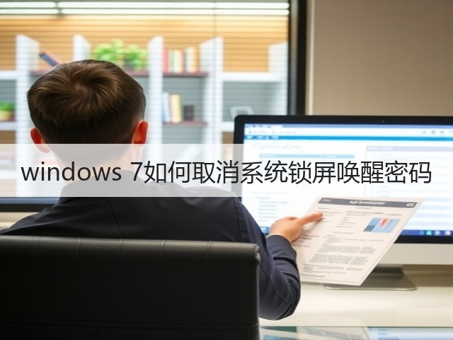 windows 7如何取消系统锁屏唤醒密码(图3) windows 7如何取消系统锁屏唤醒密码(图3)