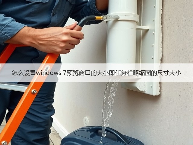 怎么设置windows 7预览窗口的大小即任务栏略缩图的尺寸大小(图3) 怎么设置windows 7预览窗口的大小即任务栏略缩图的尺寸大小(图3)