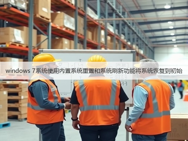 windows 7系统使用内置系统重置和系统刷新功能将系统恢复到初始(图1) windows 7系统使用内置系统重置和系统刷新功能将系统恢复到初始(图1)