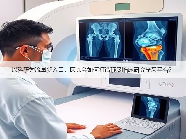以科研为流量新入口，医咖会如何打造顶级临床研究学习平台？(图1)