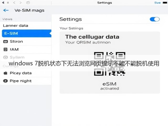 windows 7脱机状态下无法浏览网页提示不能不能脱机使用(图3)