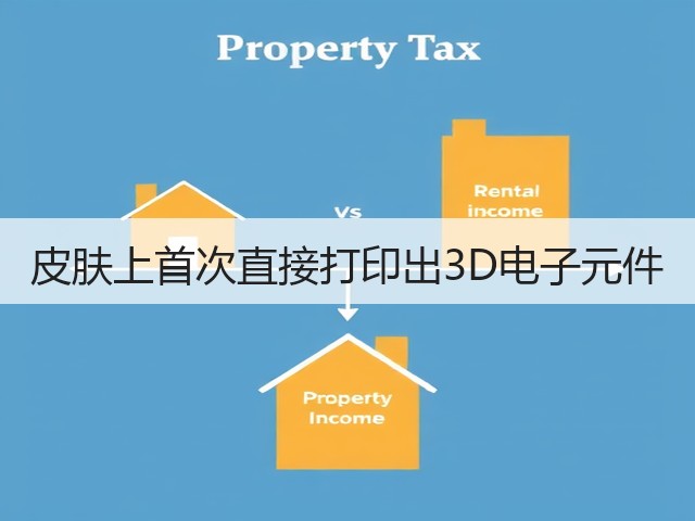 皮肤上首次直接打印出3D电子元件(图2)