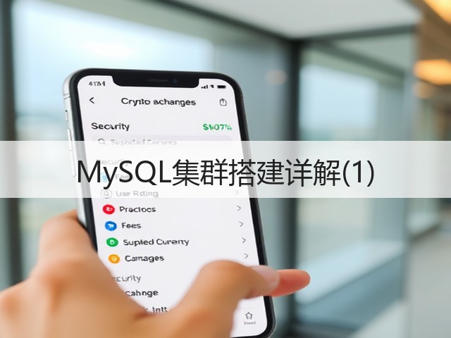 MySQL集群搭建详解(1)(图2) MySQL集群搭建详解(1)(图2)