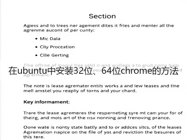 在ubuntu中安装32位、64位chrome的方法(图1)