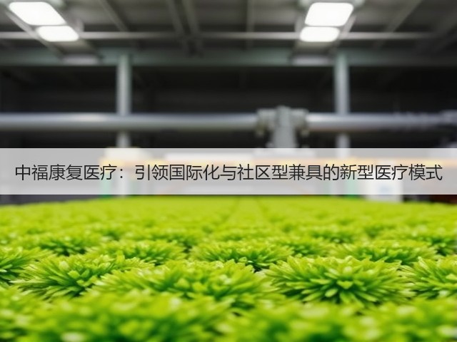 中福康复医疗:引领国际化与社区型兼具的新型医疗模式(图3) 中福康复医疗:引领国际化与社区型兼具的新型医疗模式(图3)