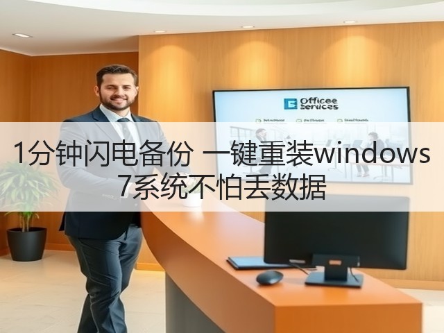1分钟闪电备份 一键重装windows 7系统不怕丢数据(图2) 1分钟闪电备份 一键重装windows 7系统不怕丢数据(图2)