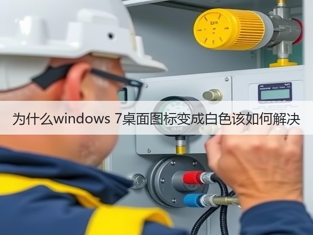 为什么windows 7桌面图标变成白色该如何解决(图3) 为什么windows 7桌面图标变成白色该如何解决(图3)