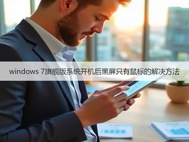 windows 7旗舰版系统开机后黑屏只有鼠标的解决方法(图2) windows 7旗舰版系统开机后黑屏只有鼠标的解决方法(图2)