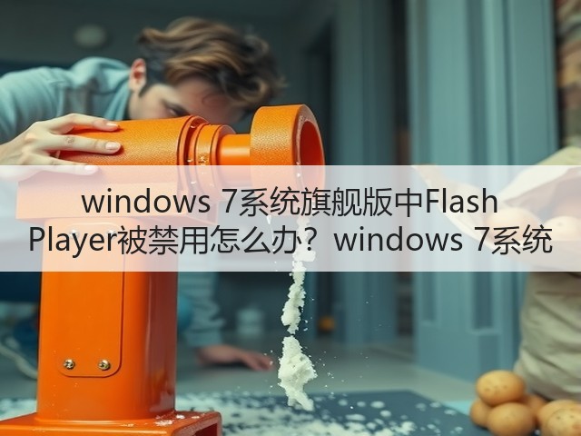 windows 7系统旗舰版中Flash Player被禁用怎么办？windows 7系统(图3)