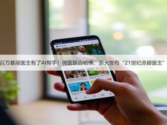 百万基层医生有了AI帮手!微医联合哈佛、浙大发布“21世纪赤脚医生”(图2) 百万基层医生有了AI帮手!微医联合哈佛、浙大发布“21世纪赤脚医生”(图2)