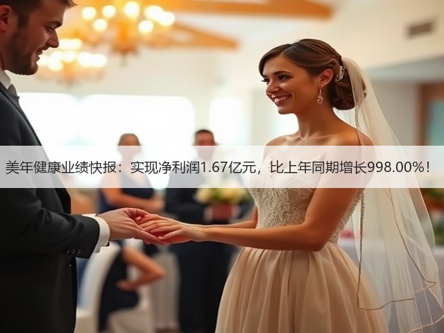 美年健康业绩快报:实现净利润1.67亿元,比上年同期增长998.00%!(图1) 美年健康业绩快报:实现净利润1.67亿元,比上年同期增长998.00%!(图1)