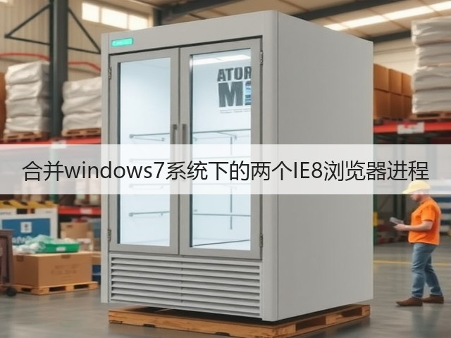 合并windows7系统下的两个IE8浏览器进程(图2)