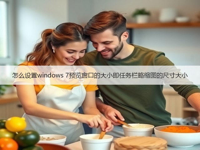 怎么设置windows 7预览窗口的大小即任务栏略缩图的尺寸大小(图1) 怎么设置windows 7预览窗口的大小即任务栏略缩图的尺寸大小(图1)