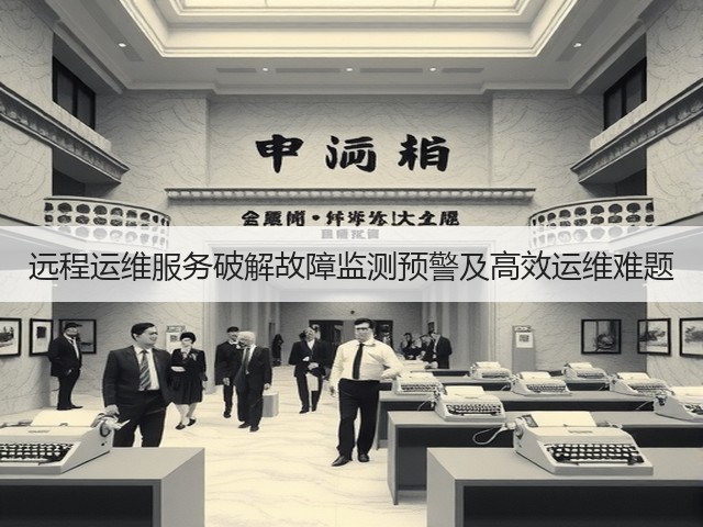 远程运维服务破解故障监测预警及高效运维难题(图3) 远程运维服务破解故障监测预警及高效运维难题(图3)