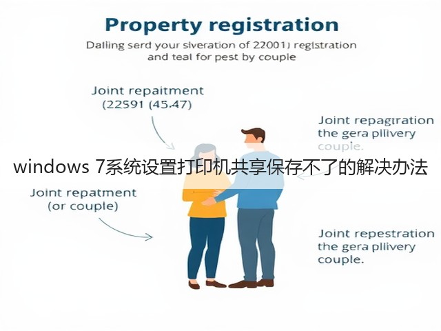windows 7系统设置打印机共享保存不了的解决办法(图1)