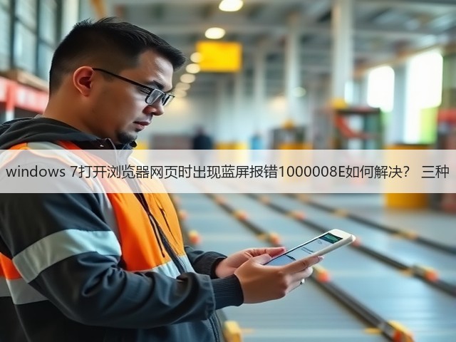 windows 7打开浏览器网页时出现蓝屏报错1000008E如何解决？ 三种(图3)