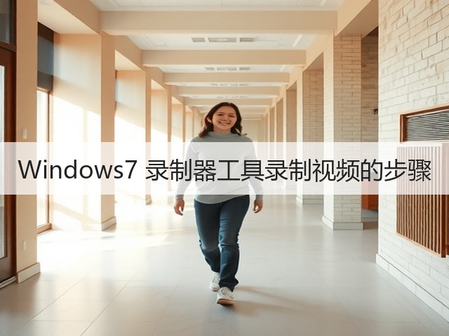 Windows7 录制器工具录制视频的步骤(图1) Windows7 录制器工具录制视频的步骤(图1)