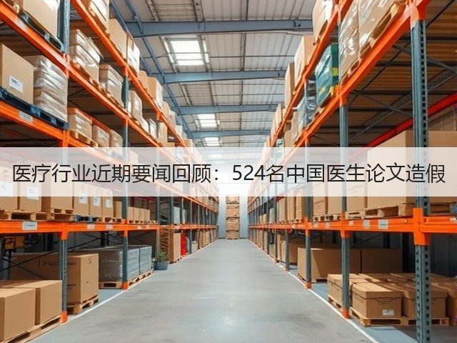 医疗行业近期要闻回顾:524名中国医生论文造假(图2) 医疗行业近期要闻回顾:524名中国医生论文造假(图2)