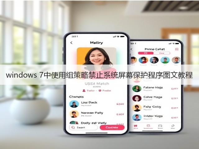 windows 7中使用组策略禁止系统屏幕保护程序图文教程(图2) windows 7中使用组策略禁止系统屏幕保护程序图文教程(图2)