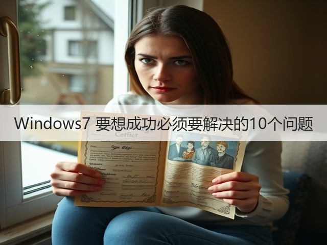 Windows7 要想成功必须要解决的10个问题(图1)