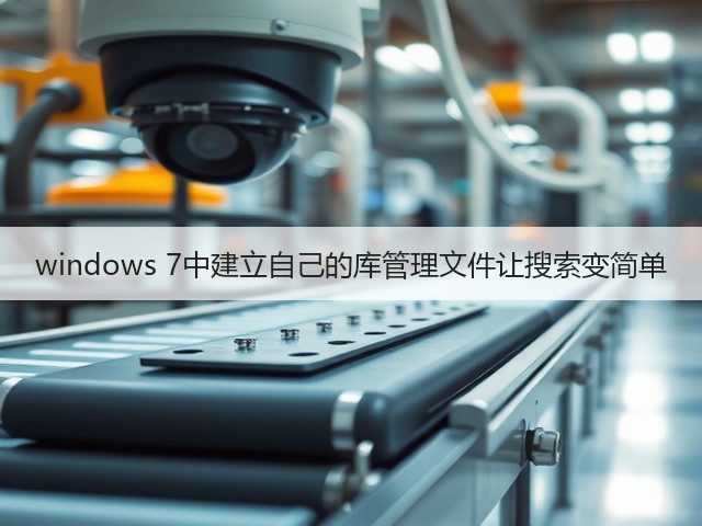 windows 7中建立自己的库管理文件让搜索变简单(图3) windows 7中建立自己的库管理文件让搜索变简单(图3)