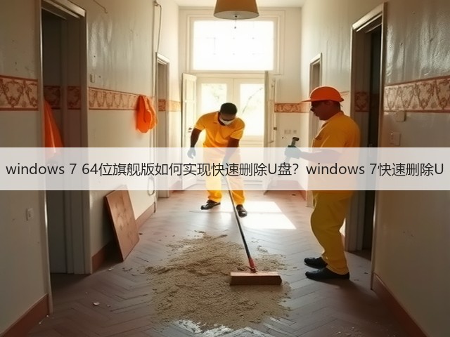 windows 7 64位旗舰版如何实现快速删除U盘？windows 7快速删除U(图3)