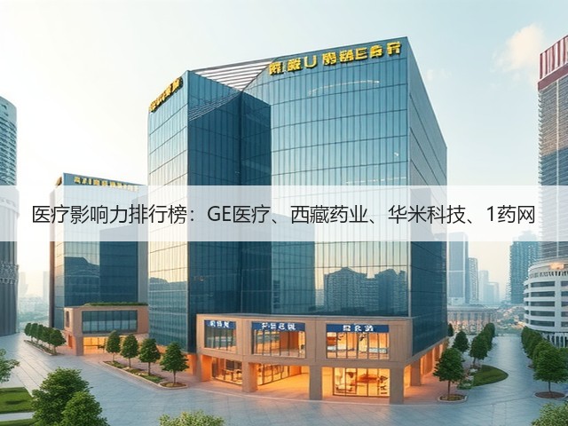 医疗影响力排行榜：GE医疗、西藏药业、华米科技、1药网(图1)