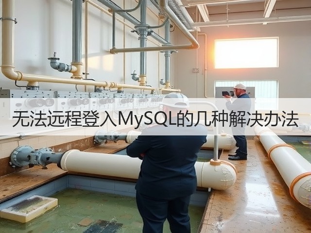 无法远程登入MySQL的几种解决办法(图3) 无法远程登入MySQL的几种解决办法(图3)