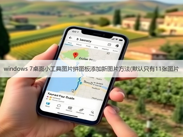 windows 7桌面小工具图片拼图板添加新图片方法(默认只有11张图片(图3) windows 7桌面小工具图片拼图板添加新图片方法(默认只有11张图片(图3)
