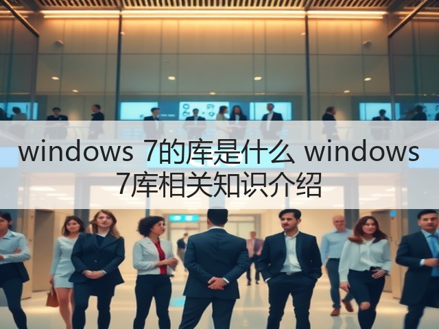 windows 7的库是什么 windows 7库相关知识介绍(图1) windows 7的库是什么 windows 7库相关知识介绍(图1)