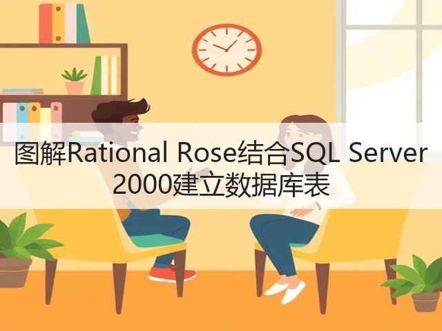 图解Rational Rose结合SQL Server 2000建立数据库表(图3) 图解Rational Rose结合SQL Server 2000建立数据库表(图3)