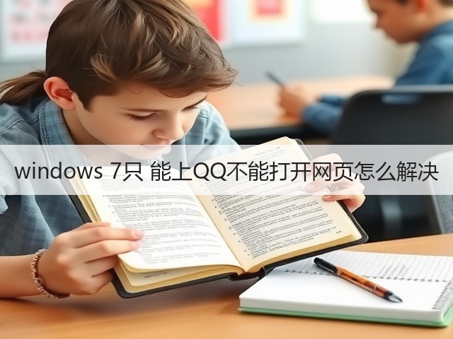 windows 7只 能上QQ不能打开网页怎么解决(图2) windows 7只 能上QQ不能打开网页怎么解决(图2)