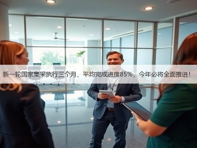 新一轮国家集采执行三个月，平均完成进度85%，今年必将全面推进！(图2)