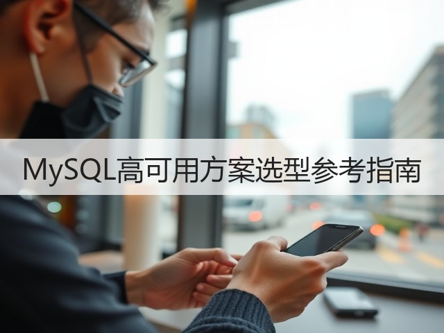 MySQL高可用方案选型参考指南(图1)