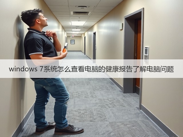 windows 7系统怎么查看电脑的健康报告了解电脑问题(图1)