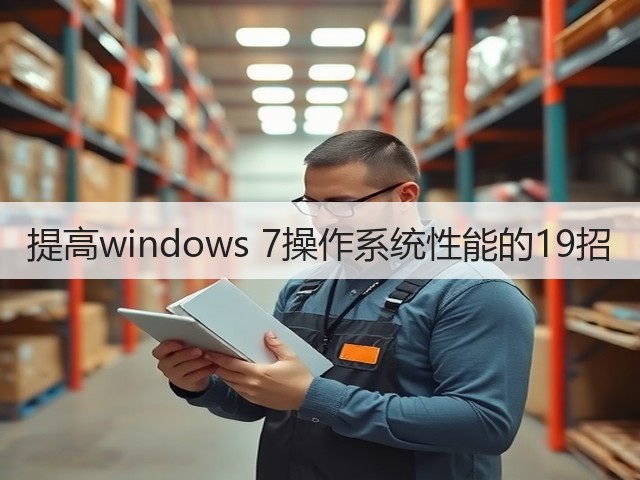 提高windows 7操作系统性能的19招(图1) 提高windows 7操作系统性能的19招(图1)