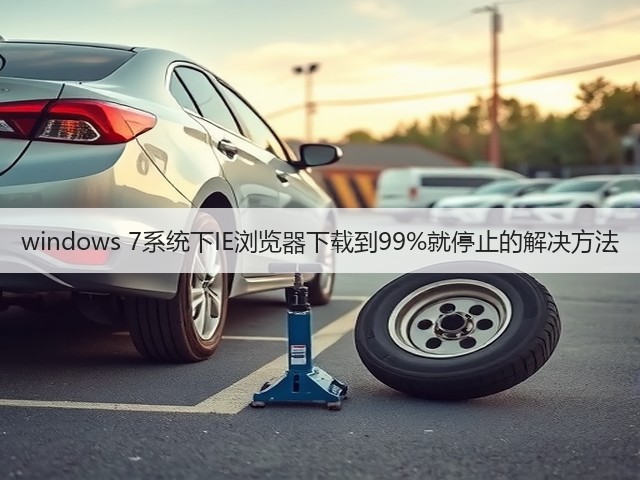 windows 7系统下IE浏览器下载到99%就停止的解决方法(图3)