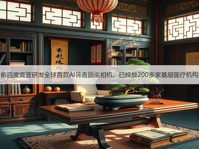 前百度高管研发全球首款AI筛查眼底相机,已投放200多家基层医疗机构(图3) 前百度高管研发全球首款AI筛查眼底相机,已投放200多家基层医疗机构(图3)