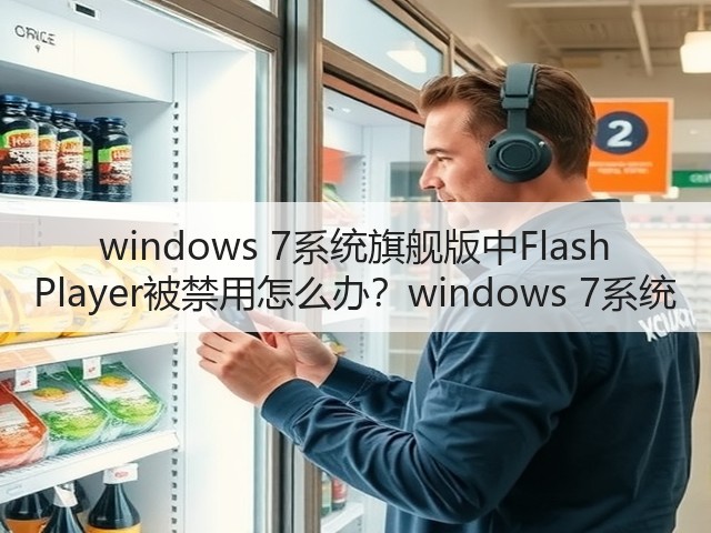 windows 7系统旗舰版中Flash Player被禁用怎么办？windows 7系统(图1)