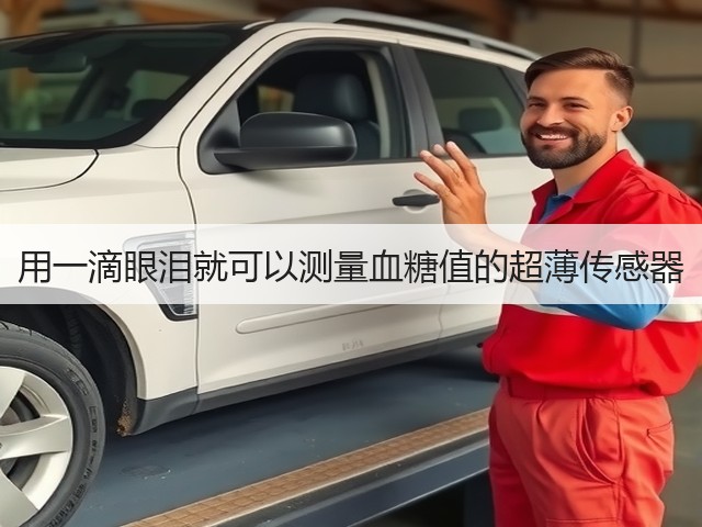 用一滴眼泪就可以测量血糖值的超薄传感器(图1)