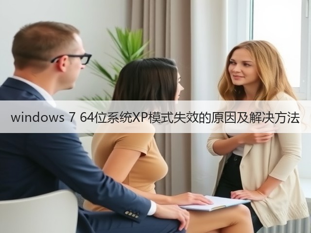 windows 7 64位系统XP模式失效的原因及解决方法(图2) windows 7 64位系统XP模式失效的原因及解决方法(图2)