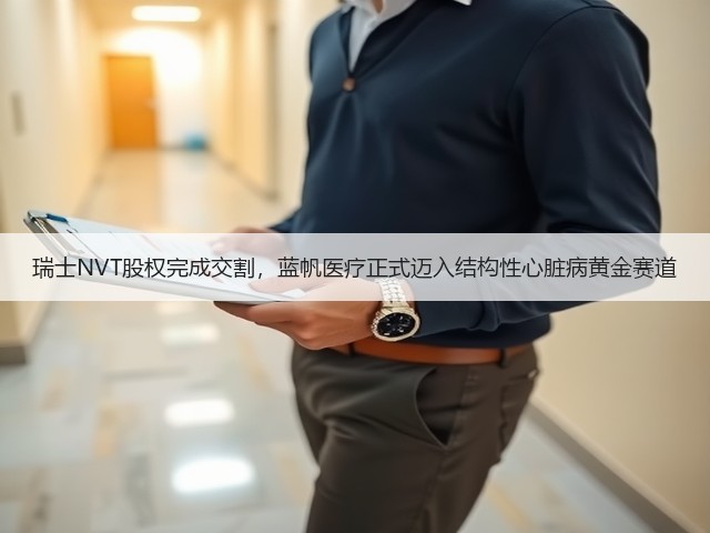瑞士NVT股权完成交割,蓝帆医疗正式迈入结构性心脏病黄金赛道(图2) 瑞士NVT股权完成交割,蓝帆医疗正式迈入结构性心脏病黄金赛道(图2)