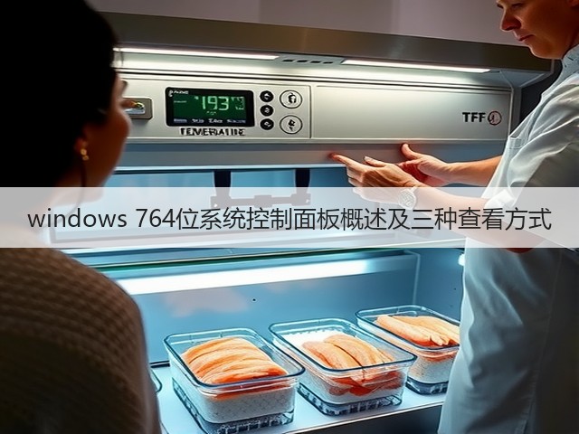 windows 764位系统控制面板概述及三种查看方式(图1) windows 764位系统控制面板概述及三种查看方式(图1)