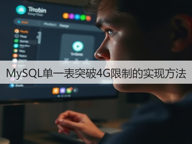 MySQL单一表突破4G限制的实现方法(图3) MySQL单一表突破4G限制的实现方法(图3)