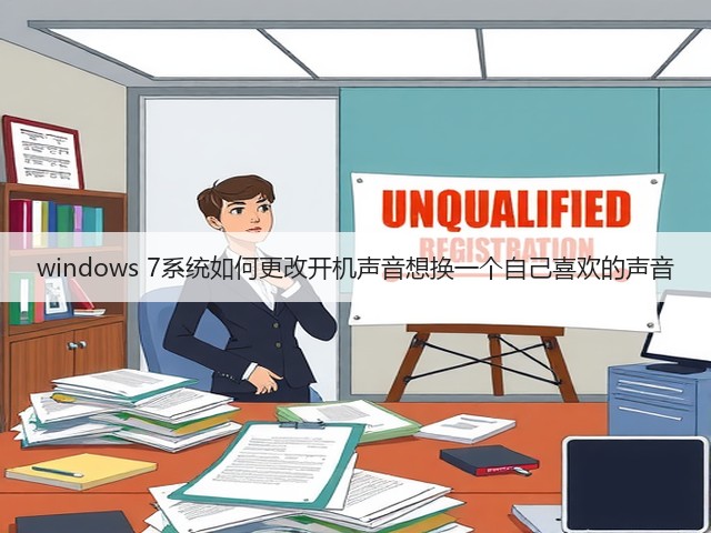 windows 7系统如何更改开机声音想换一个自己喜欢的声音(图1) windows 7系统如何更改开机声音想换一个自己喜欢的声音(图1)
