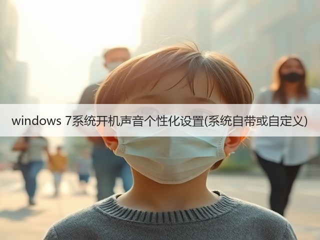 windows 7系统开机声音个性化设置(系统自带或自定义)(图3) windows 7系统开机声音个性化设置(系统自带或自定义)(图3)