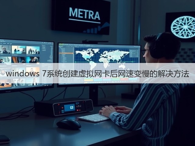 windows 7系统创建虚拟网卡后网速变慢的解决方法(图2) windows 7系统创建虚拟网卡后网速变慢的解决方法(图2)