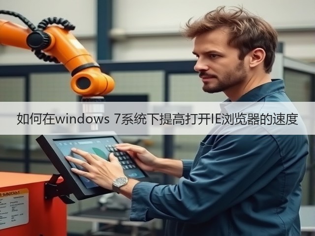 如何在windows 7系统下提高打开IE浏览器的速度(图1)