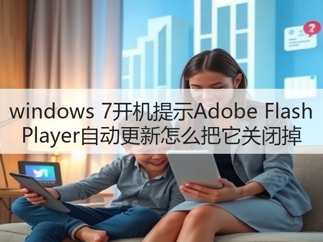 windows 7开机提示Adobe Flash Player自动更新怎么把它关闭掉(图2) windows 7开机提示Adobe Flash Player自动更新怎么把它关闭掉(图2)