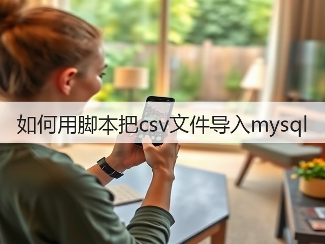 如何用脚本把csv文件导入mysql(图2)